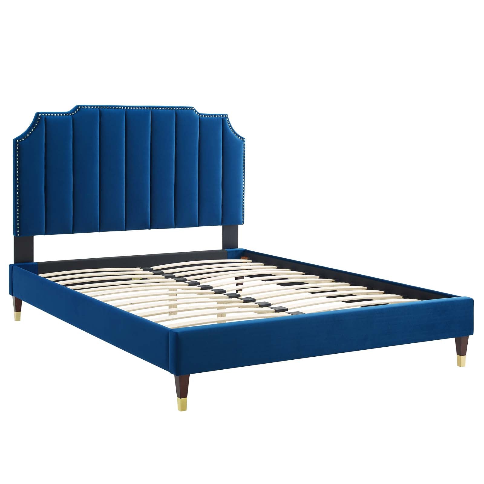 Colette Full Performance Velvet Platform Bed By Modway - MOD-6889 | Beds | Modishstore - 74