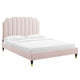 Colette Full Performance Velvet Platform Bed By Modway - MOD-6889 | Beds | Modishstore - 81