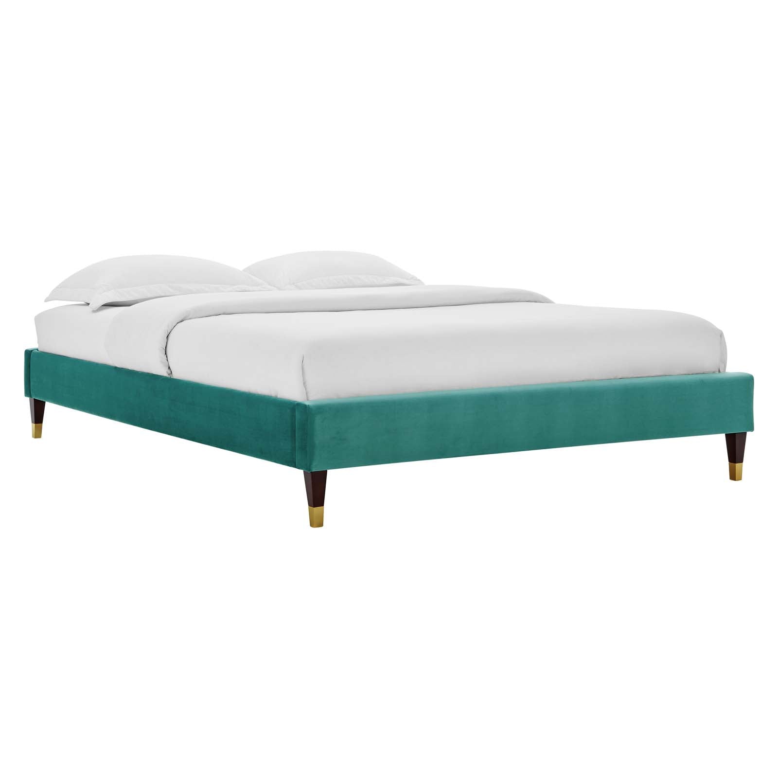 Colette Full Performance Velvet Platform Bed By Modway - MOD-6889 | Beds | Modishstore - 110