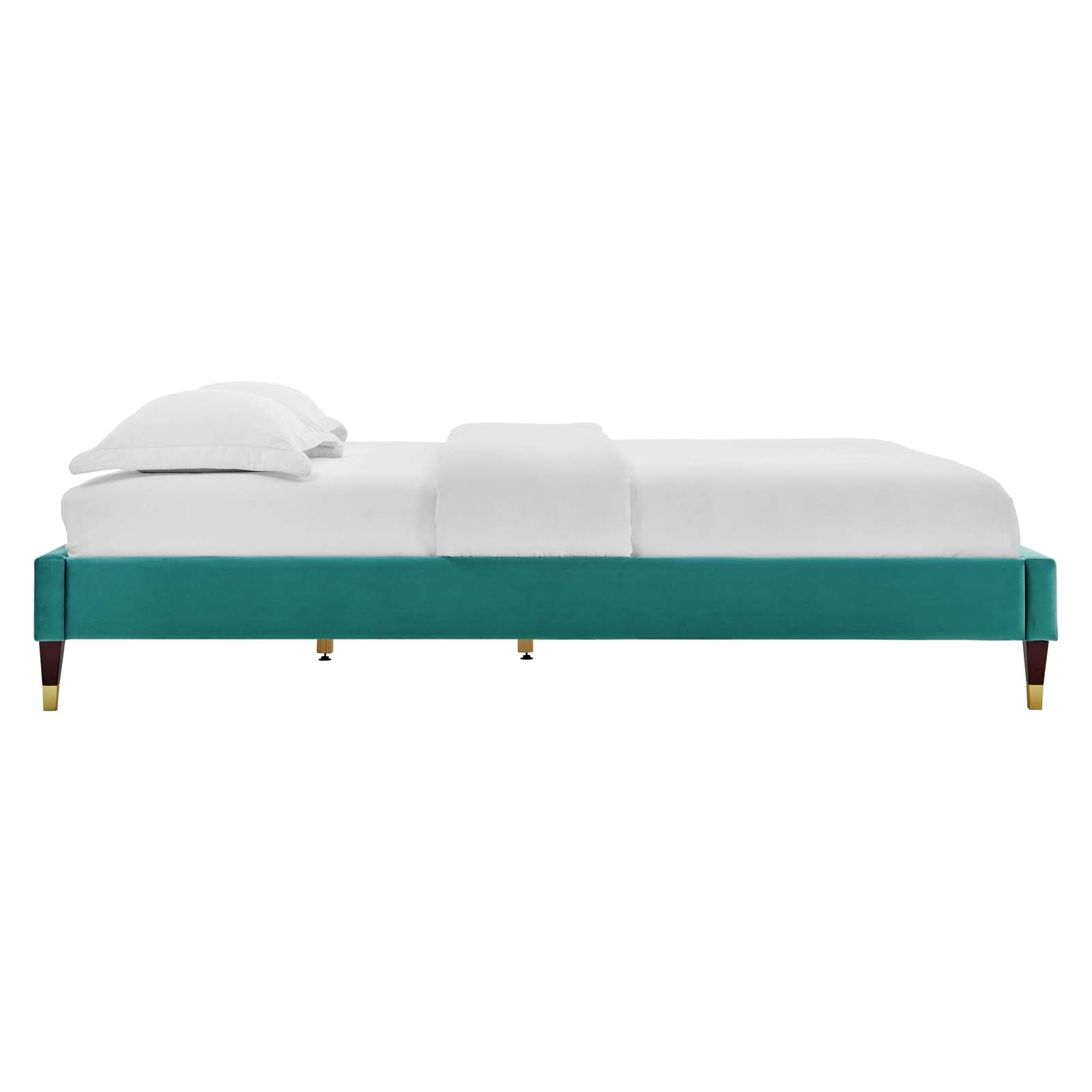Colette Full Performance Velvet Platform Bed By Modway - MOD-6889 | Beds | Modishstore - 112