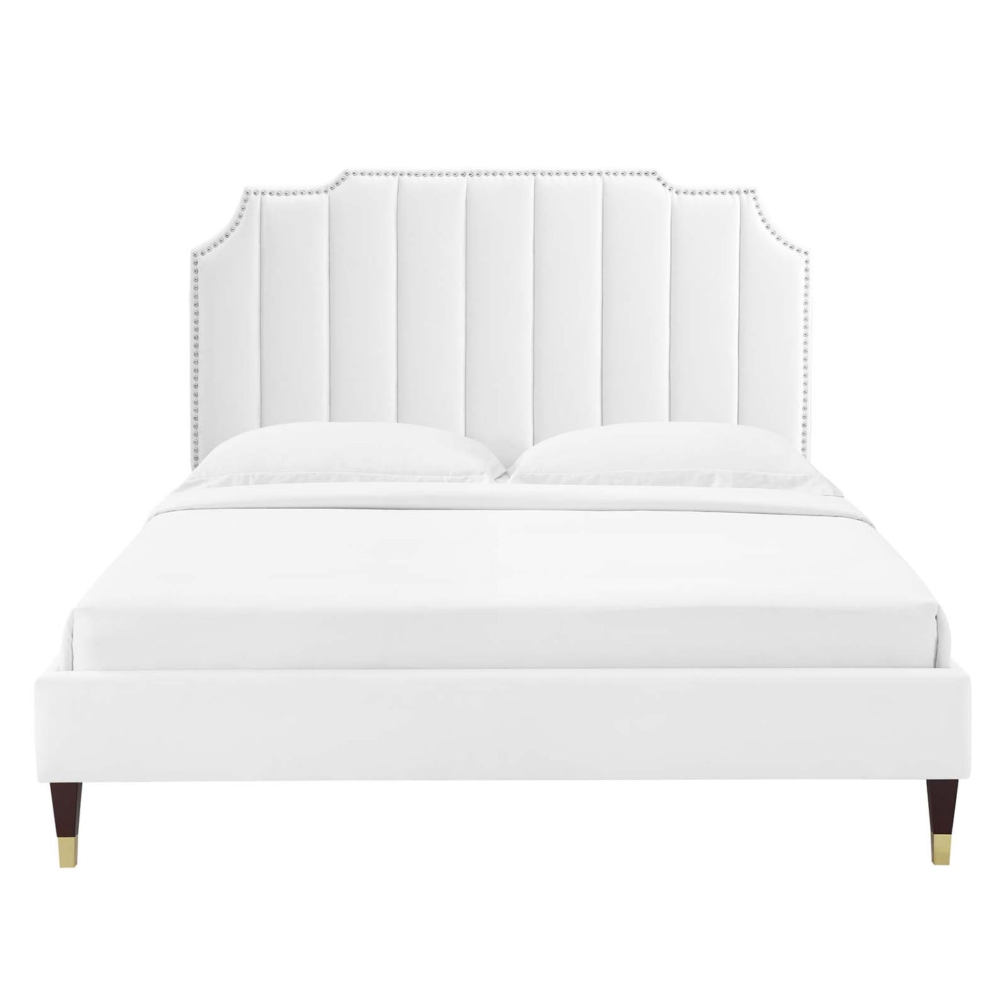 Colette Full Performance Velvet Platform Bed By Modway - MOD-6889 | Beds | Modishstore - 124