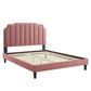Colette Full Performance Velvet Platform Bed By Modway - MOD-6890 | Beds | Modishstore - 26