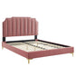 Colette King Performance Velvet Platform Bed By Modway - MOD-6894 | Beds | Modishstore - 26