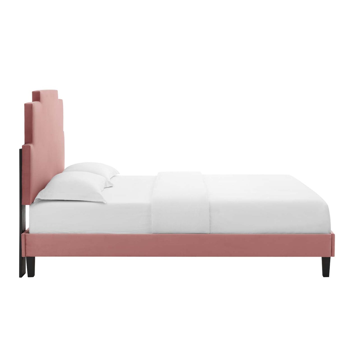 Lindsey Performance Velvet Twin Platform Bed By Modway - MOD-6897 | Beds | Modishstore - 19