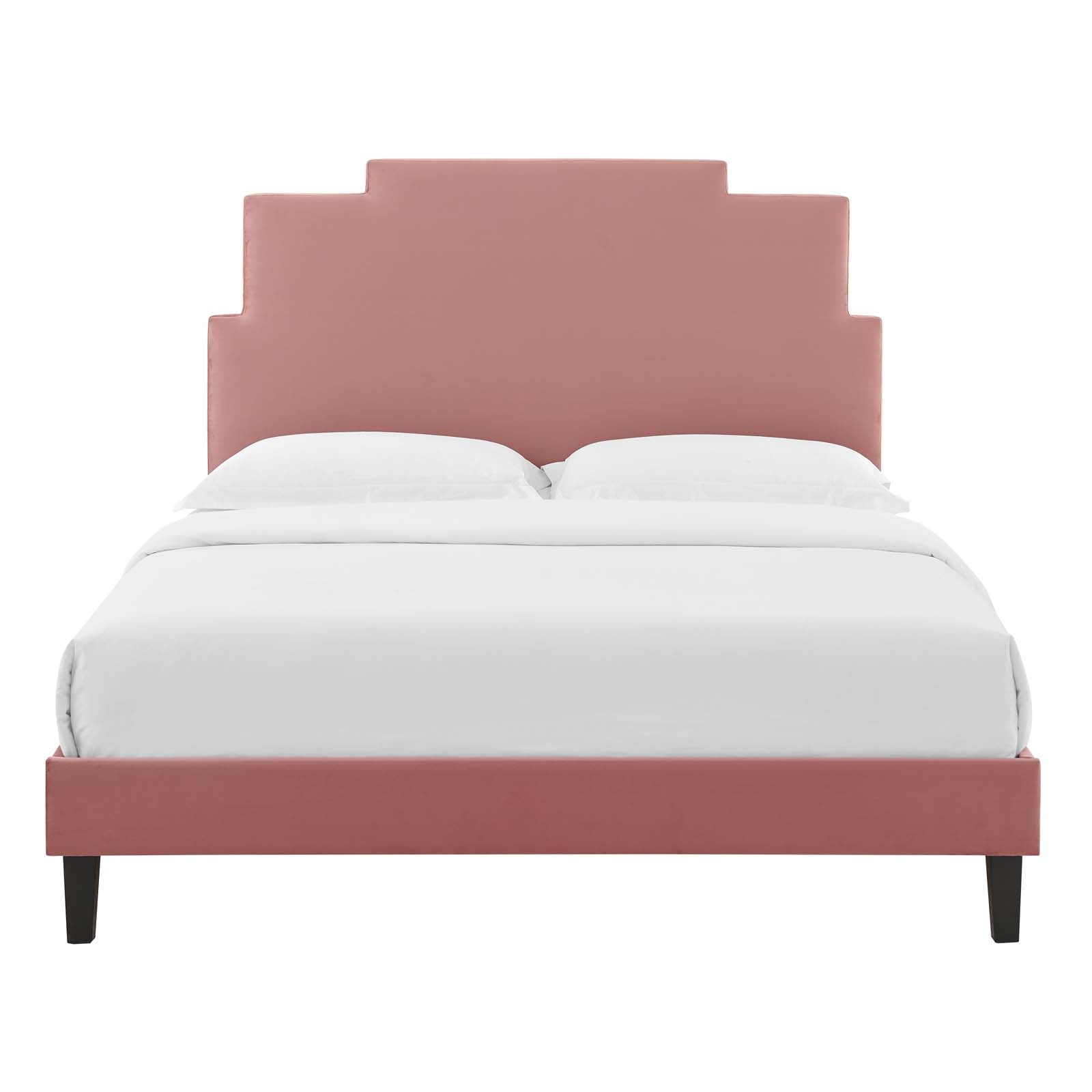 Lindsey Performance Velvet Twin Platform Bed By Modway - MOD-6897 | Beds | Modishstore - 20