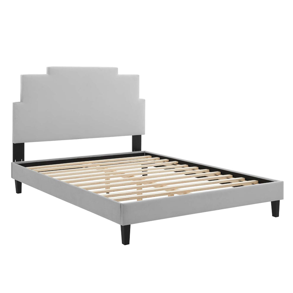 Lindsey Performance Velvet Twin Platform Bed By Modway - MOD-6897 | Beds | Modishstore - 27