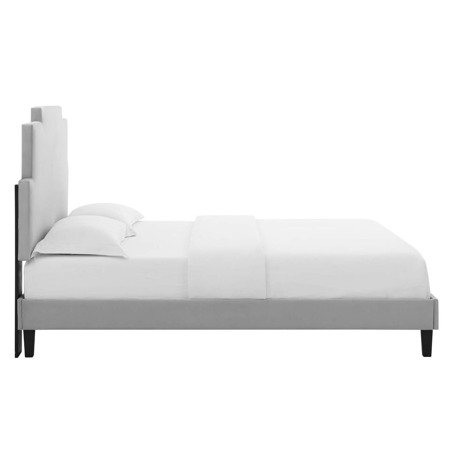 Lindsey Performance Velvet Twin Platform Bed By Modway - MOD-6897 | Beds | Modishstore - 30