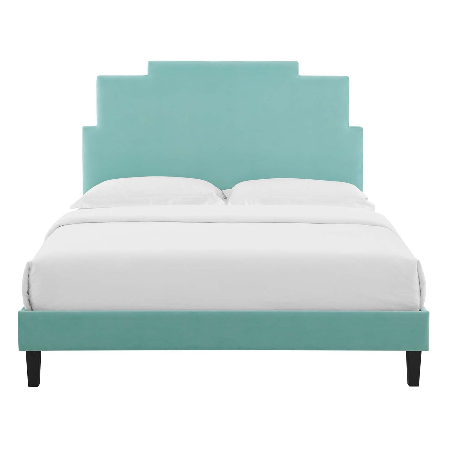 Lindsey Performance Velvet Twin Platform Bed By Modway - MOD-6897 | Beds | Modishstore - 42