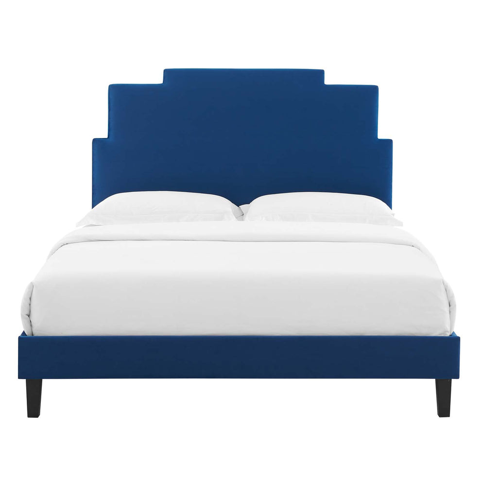Lindsey Performance Velvet Twin Platform Bed By Modway - MOD-6897 | Beds | Modishstore - 53