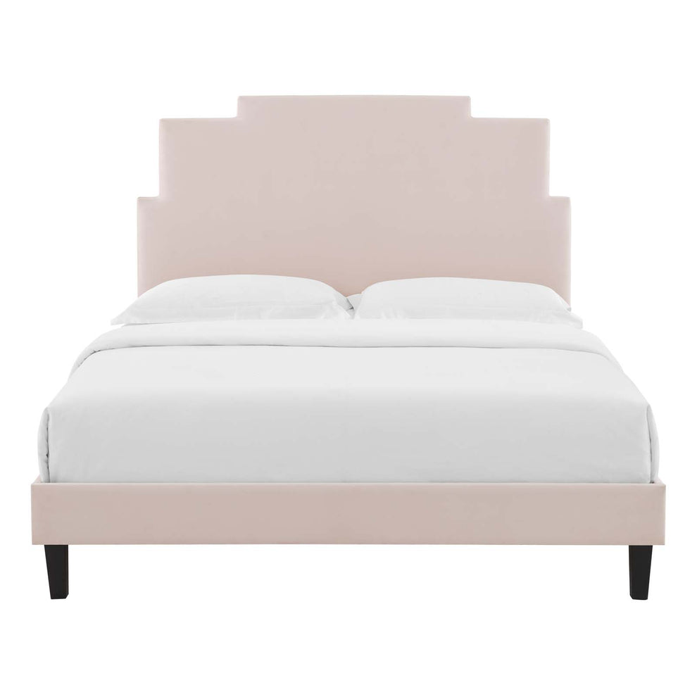 Lindsey Performance Velvet Twin Platform Bed By Modway - MOD-6897 | Beds | Modishstore - 64