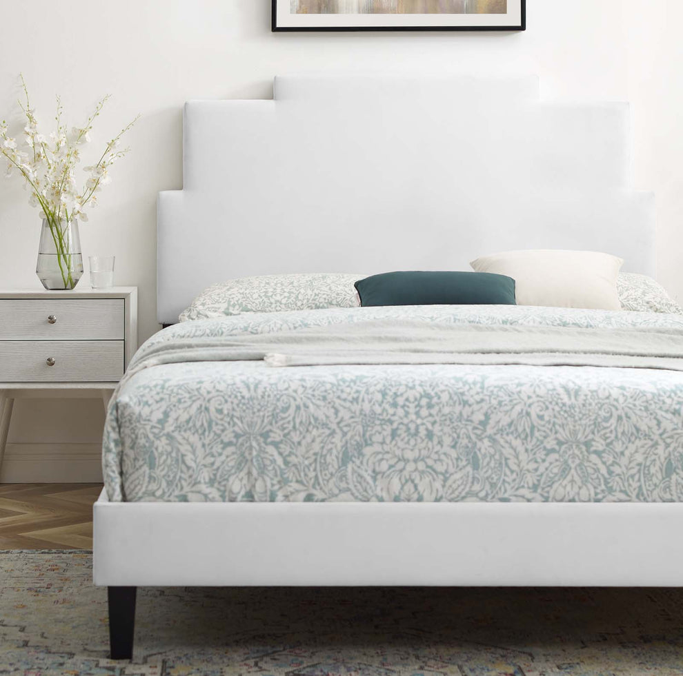 Lindsey Performance Velvet Twin Platform Bed By Modway - MOD-6897 | Beds | Modishstore - 80