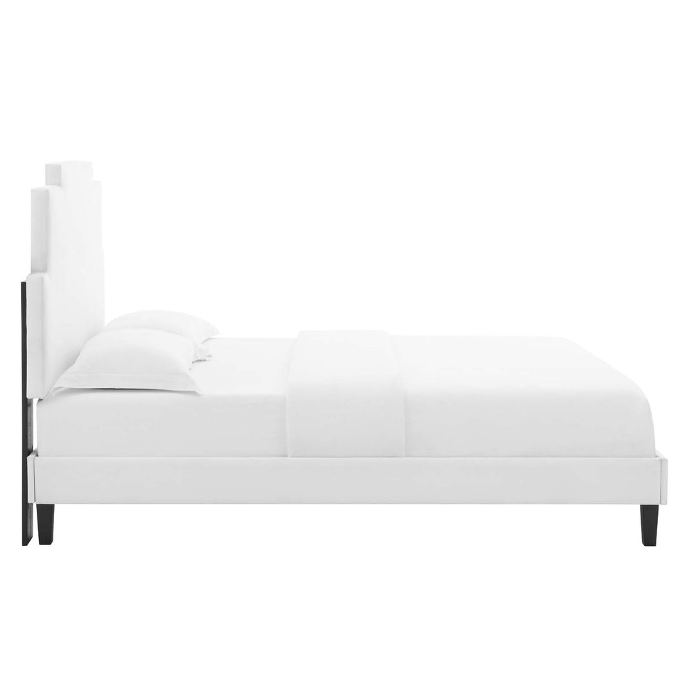 Lindsey Performance Velvet Twin Platform Bed By Modway - MOD-6897 | Beds | Modishstore - 85