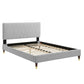 Modway Phillipa Performance Velvet Twin Platform Bed | Beds | Modishstore-17
