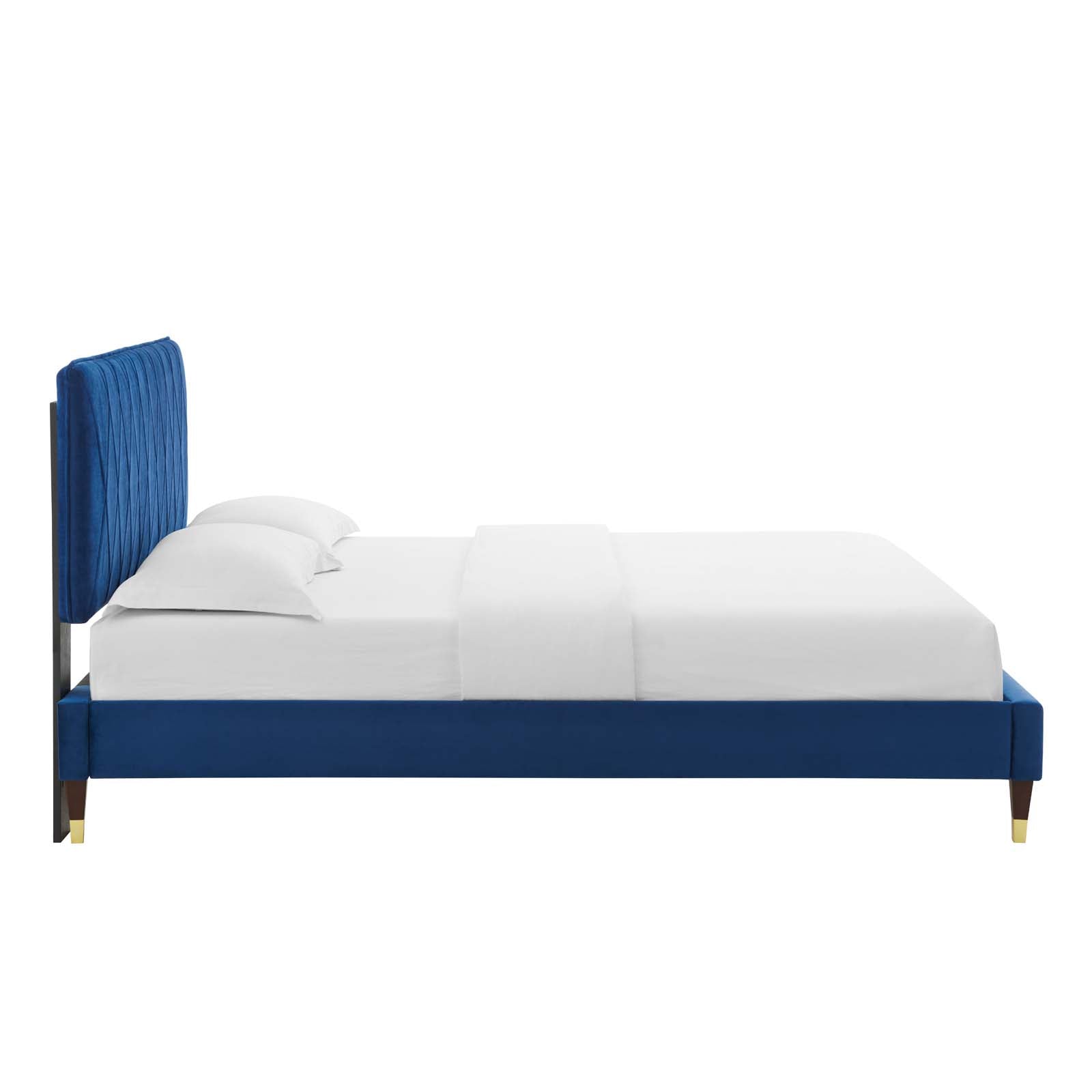 Modway Phillipa Performance Velvet Twin Platform Bed - MOD-6899 | Beds | Modishstore - 34