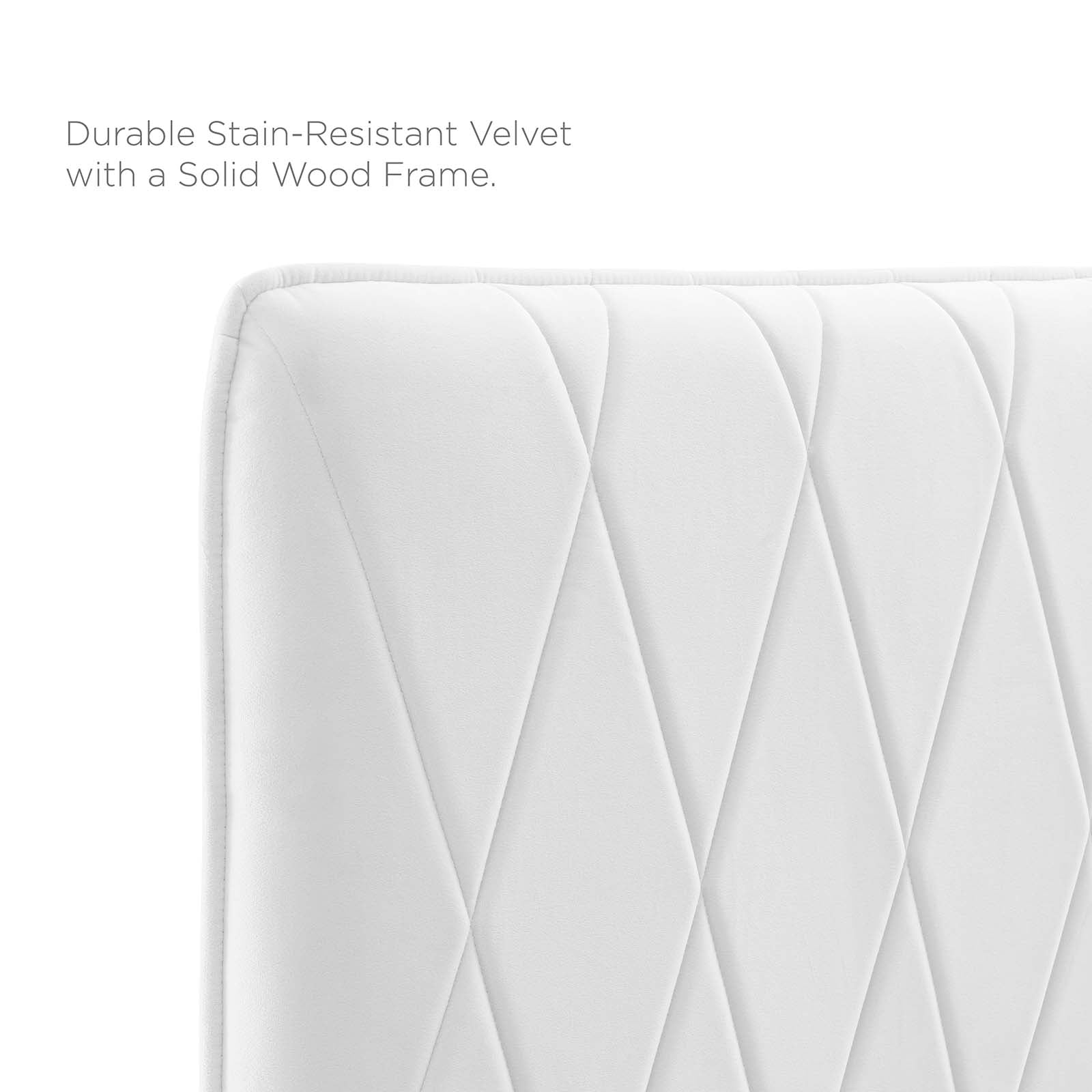 Modway Phillipa Performance Velvet Twin Platform Bed - MOD-6899 | Beds | Modishstore - 54