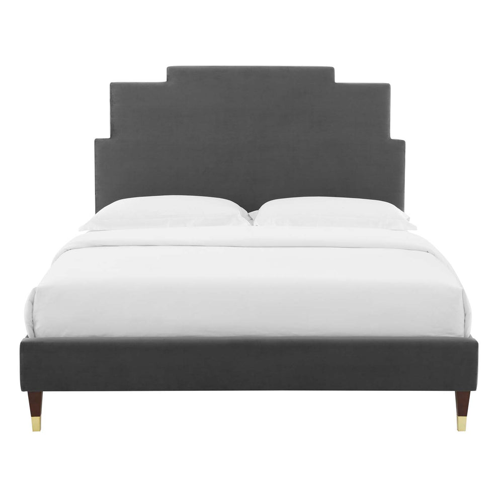 Modway Lindsey Performance Velvet Full Platform Bed - MOD-6902 | Beds | Modishstore - 7