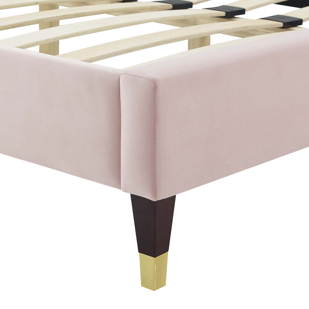 Modway Lindsey Performance Velvet Full Platform Bed - MOD-6902 | Beds | Modishstore - 39