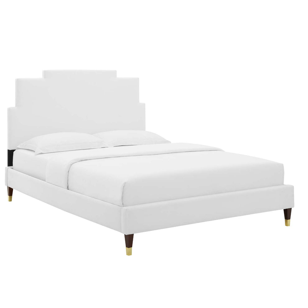 Modway Lindsey Performance Velvet Full Platform Bed - MOD-6902 | Beds | Modishstore - 51