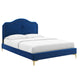 Modway Portia Performance Velvet Twin Platform Bed | Beds | Modishstore-30