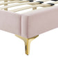 Modway Portia Performance Velvet Twin Platform Bed | Beds | Modishstore-40