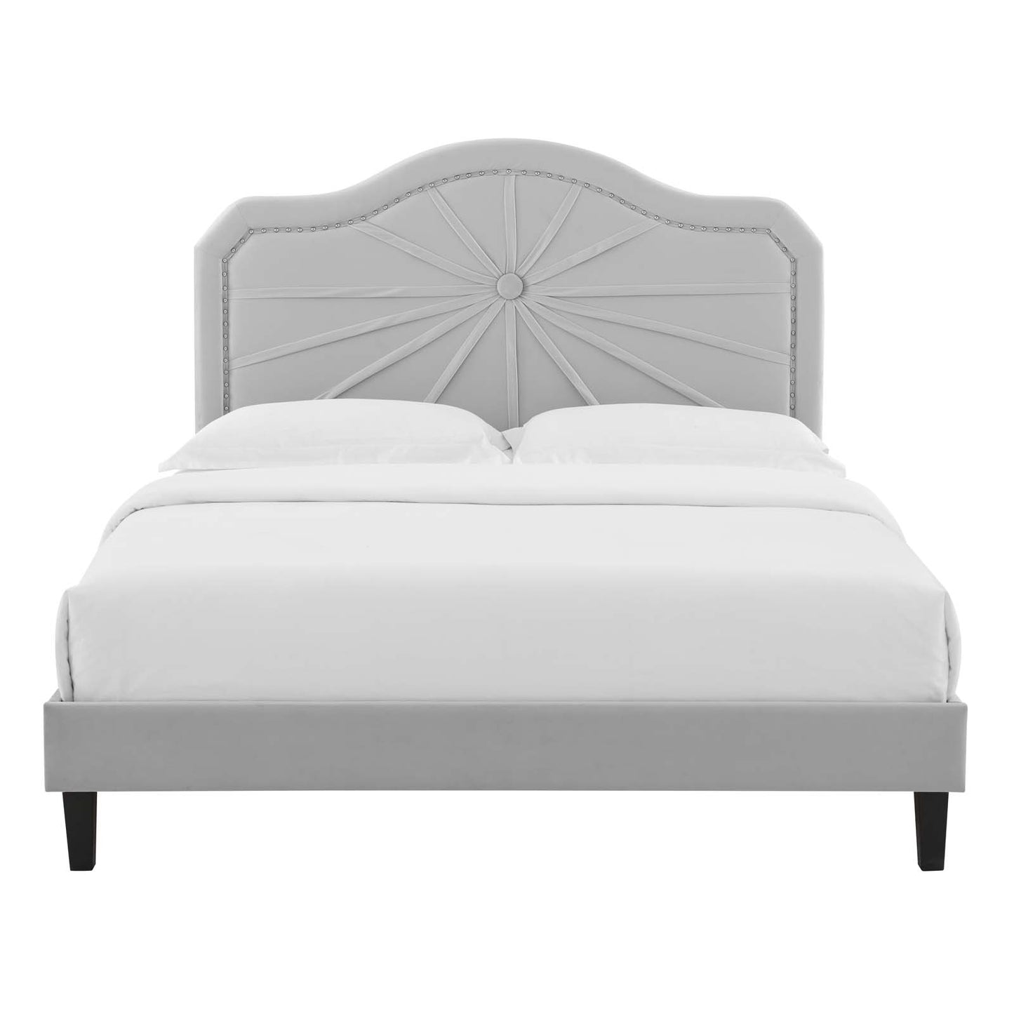Modway Portia Performance Velvet Twin Platform Bed | Beds | Modishstore-21