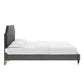 Modway Sienna Performance Velvet Twin Platform Bed | Beds | Modishstore-5