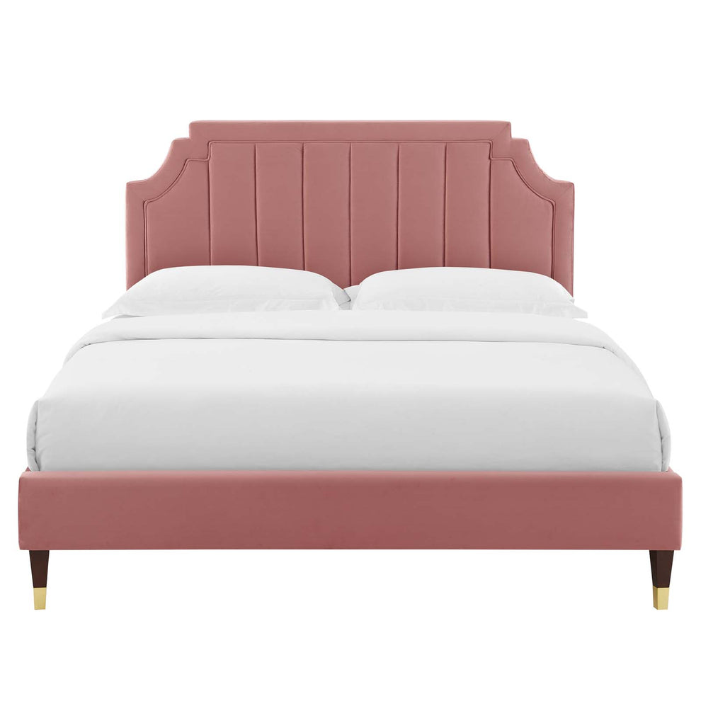 Modway Sienna Performance Velvet Twin Platform Bed - MOD-6907 | Beds | Modishstore - 13
