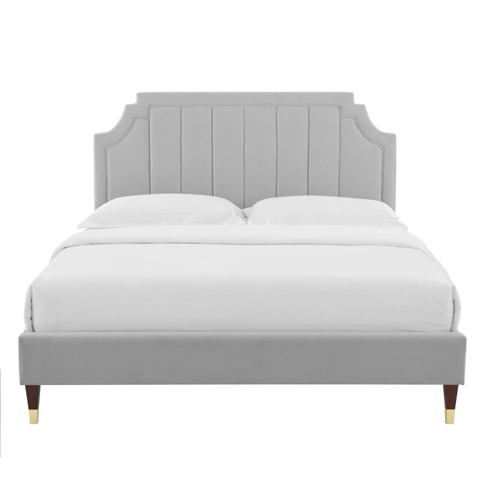 Modway Sienna Performance Velvet Twin Platform Bed | Beds | Modishstore-20