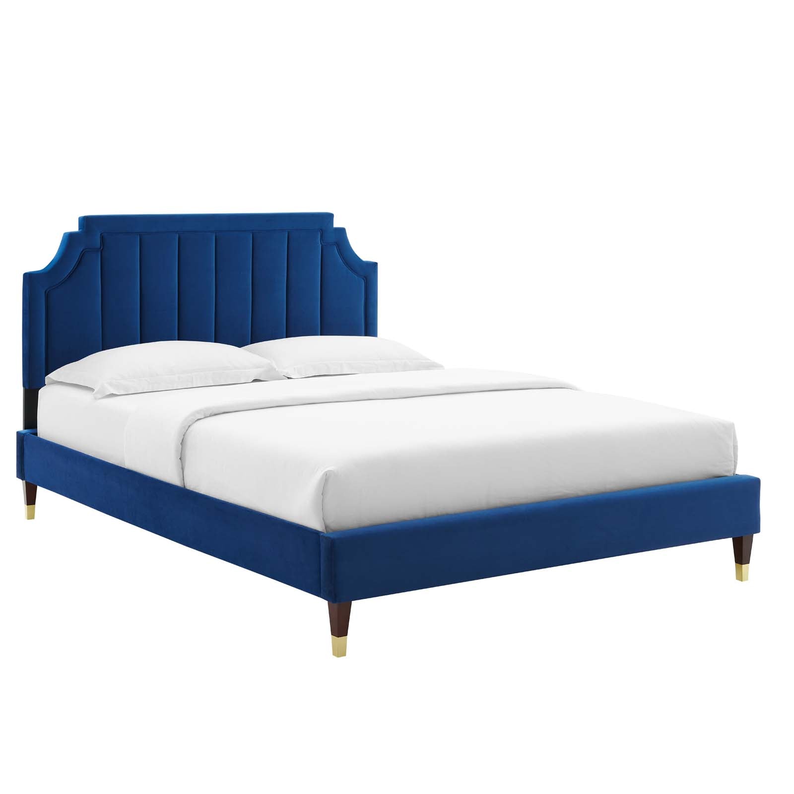 Modway Sienna Performance Velvet Twin Platform Bed | Beds | Modishstore-30