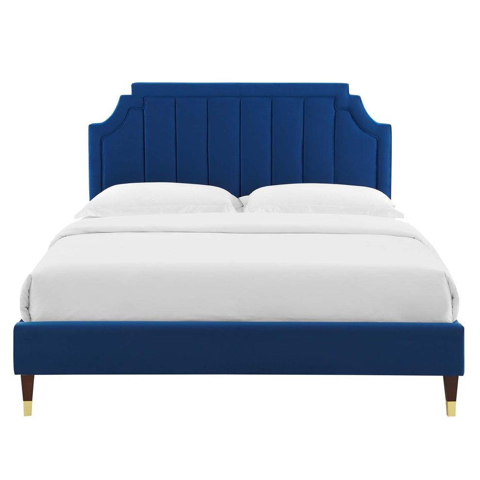 Modway Sienna Performance Velvet Twin Platform Bed - MOD-6907 | Beds | Modishstore - 34