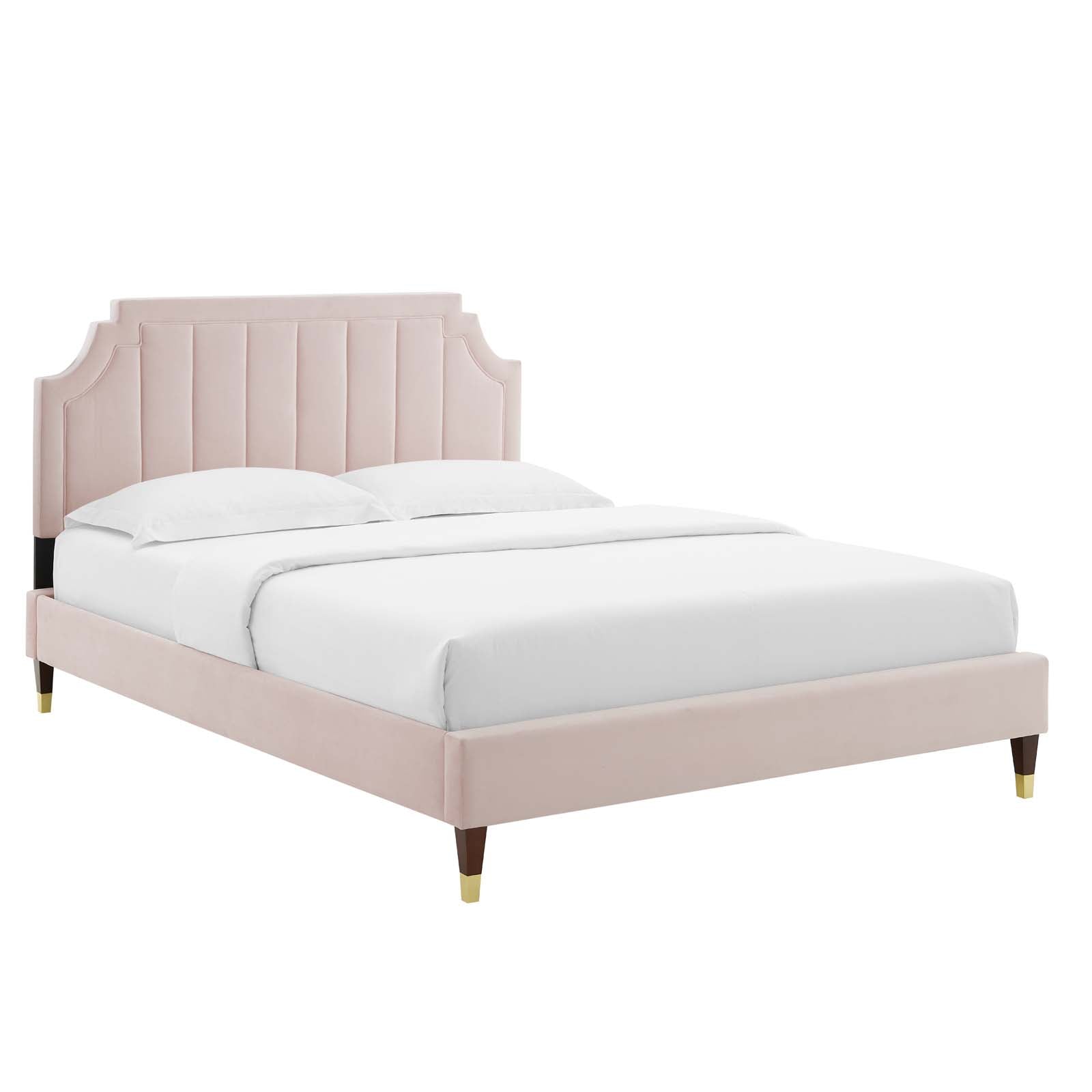 Modway Sienna Performance Velvet Twin Platform Bed | Beds | Modishstore-37