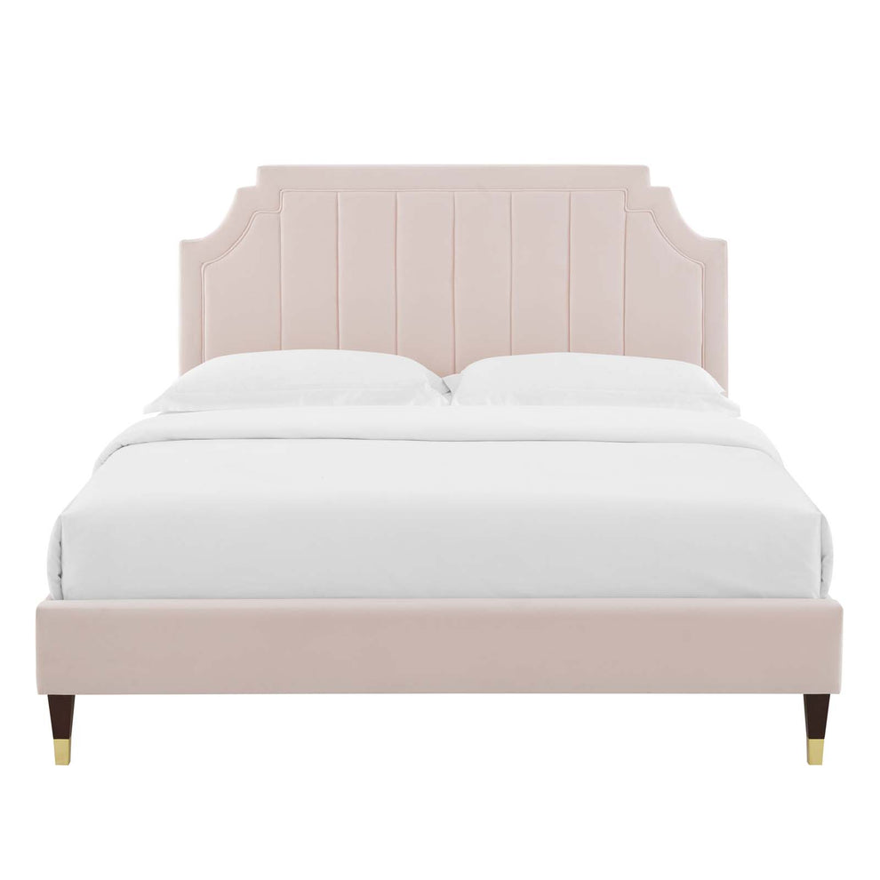 Modway Sienna Performance Velvet Twin Platform Bed - MOD-6907 | Beds | Modishstore - 41