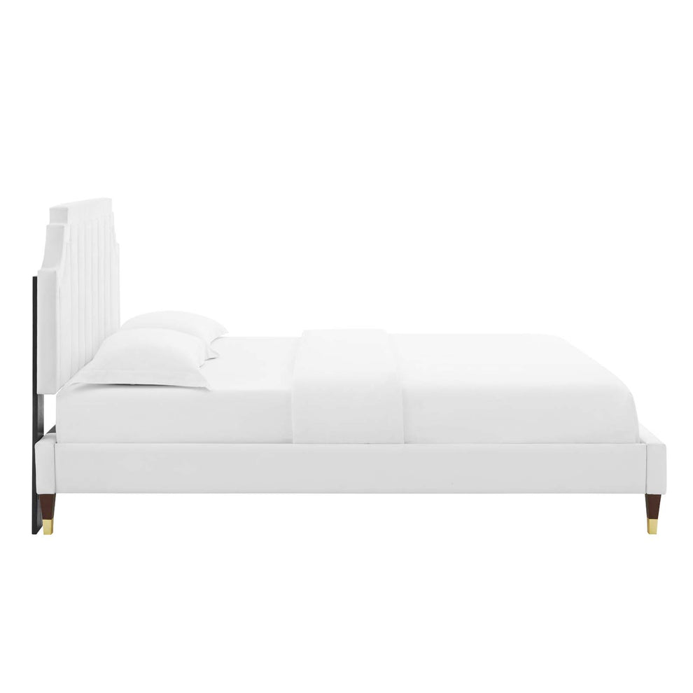 Modway Sienna Performance Velvet Twin Platform Bed - MOD-6907 | Beds | Modishstore - 54