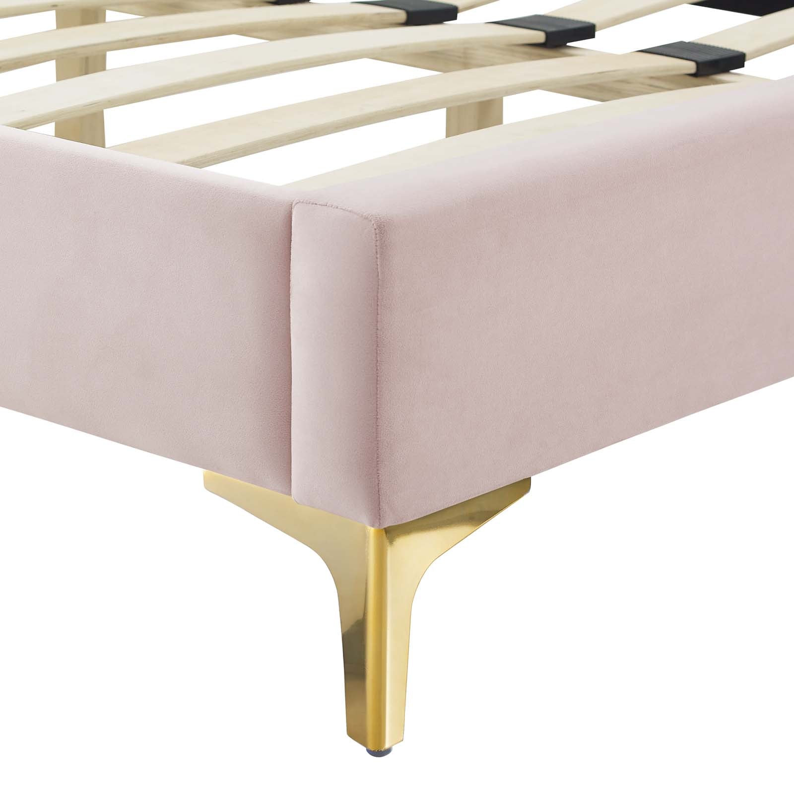 Modway Portia Performance Velvet Full Platform Bed | Beds | Modishstore-39