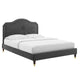Modway Portia Performance Velvet Full Platform Bed | Beds | Modishstore-2