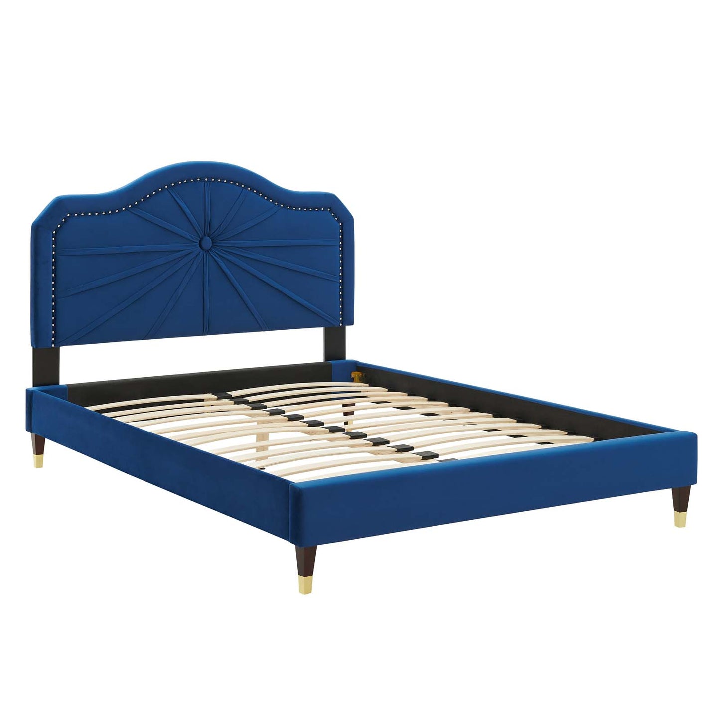 Modway Portia Performance Velvet Full Platform Bed | Beds | Modishstore-31