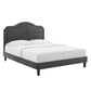 Modway Portia Performance Velvet Full Platform Bed | Beds | Modishstore-2
