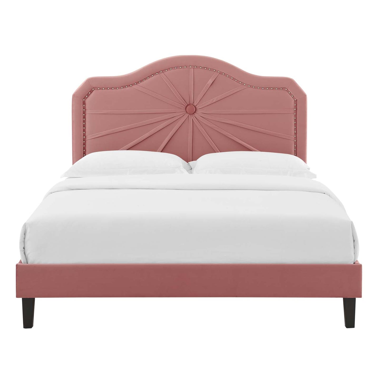 Modway Portia Performance Velvet Full Platform Bed | Beds | Modishstore-13