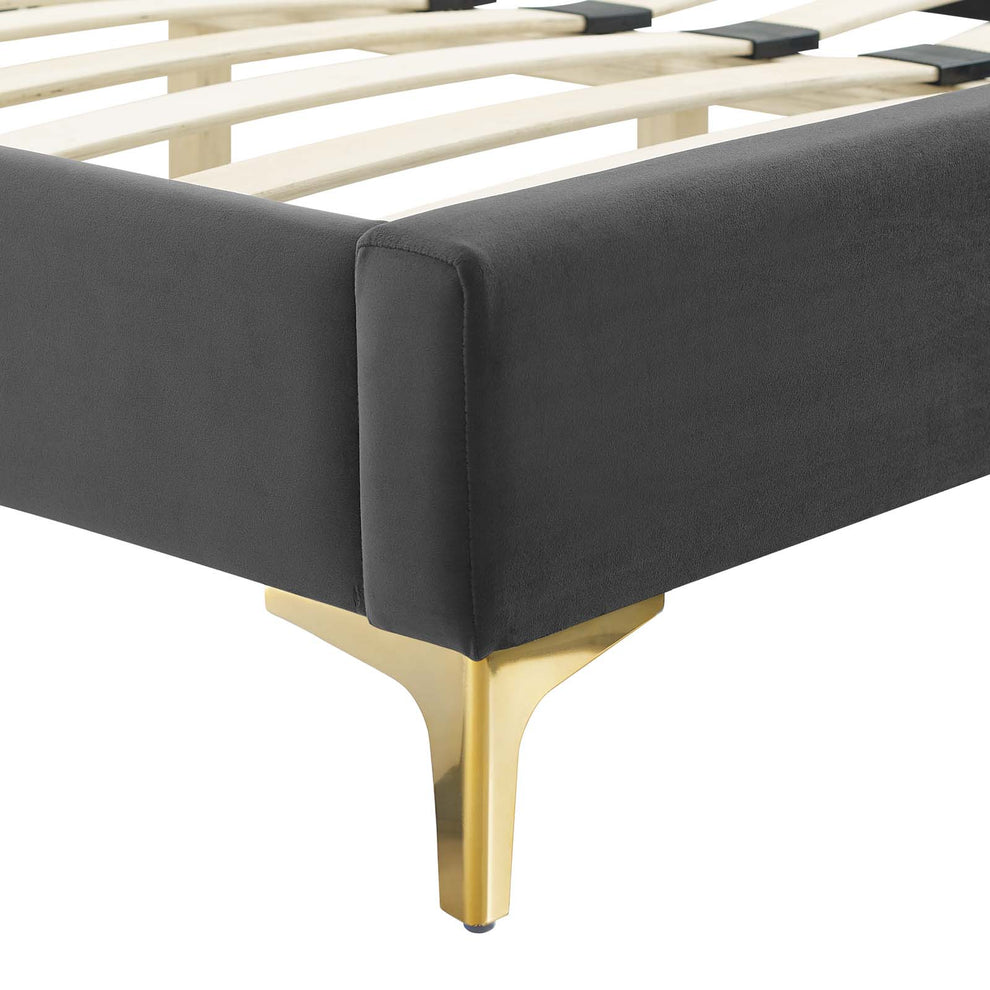Modway Sienna Performance Velvet Full Platform Bed - MOD-6912 | Beds | Modishstore - 4