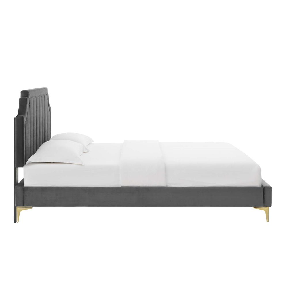 Modway Sienna Performance Velvet Full Platform Bed - MOD-6912 | Beds | Modishstore - 5
