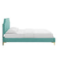 Modway Sienna Performance Velvet Full Platform Bed | Beds | Modishstore-29