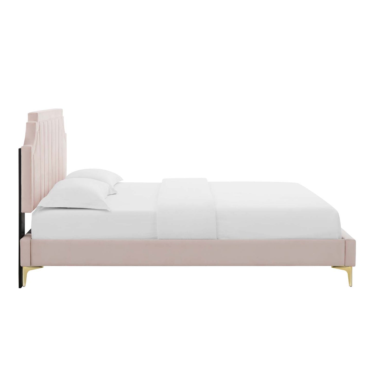 Modway Sienna Performance Velvet Full Platform Bed | Beds | Modishstore-46