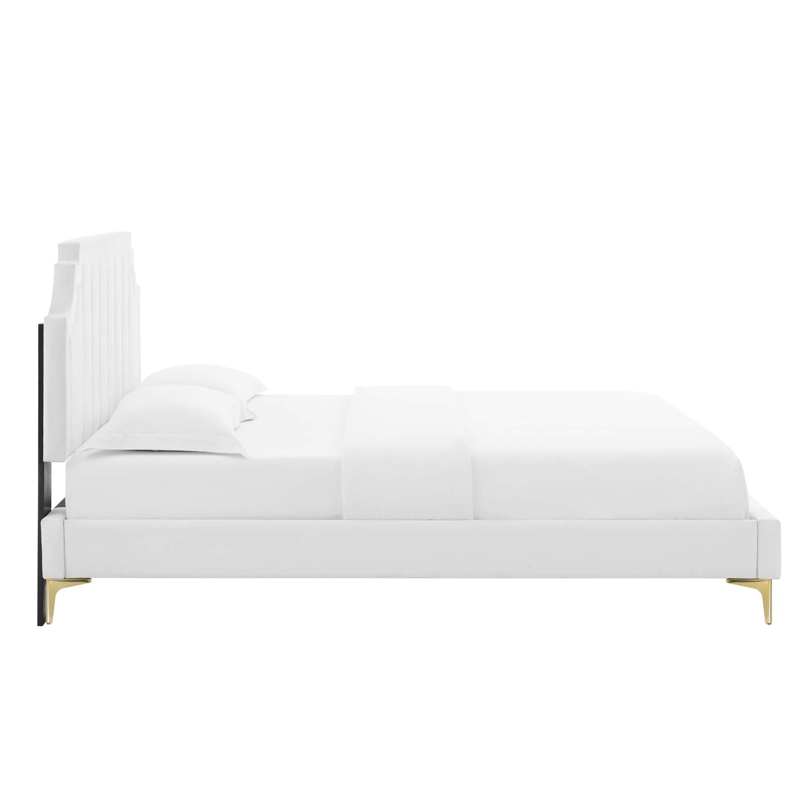 Modway Sienna Performance Velvet Full Platform Bed | Beds | Modishstore-61