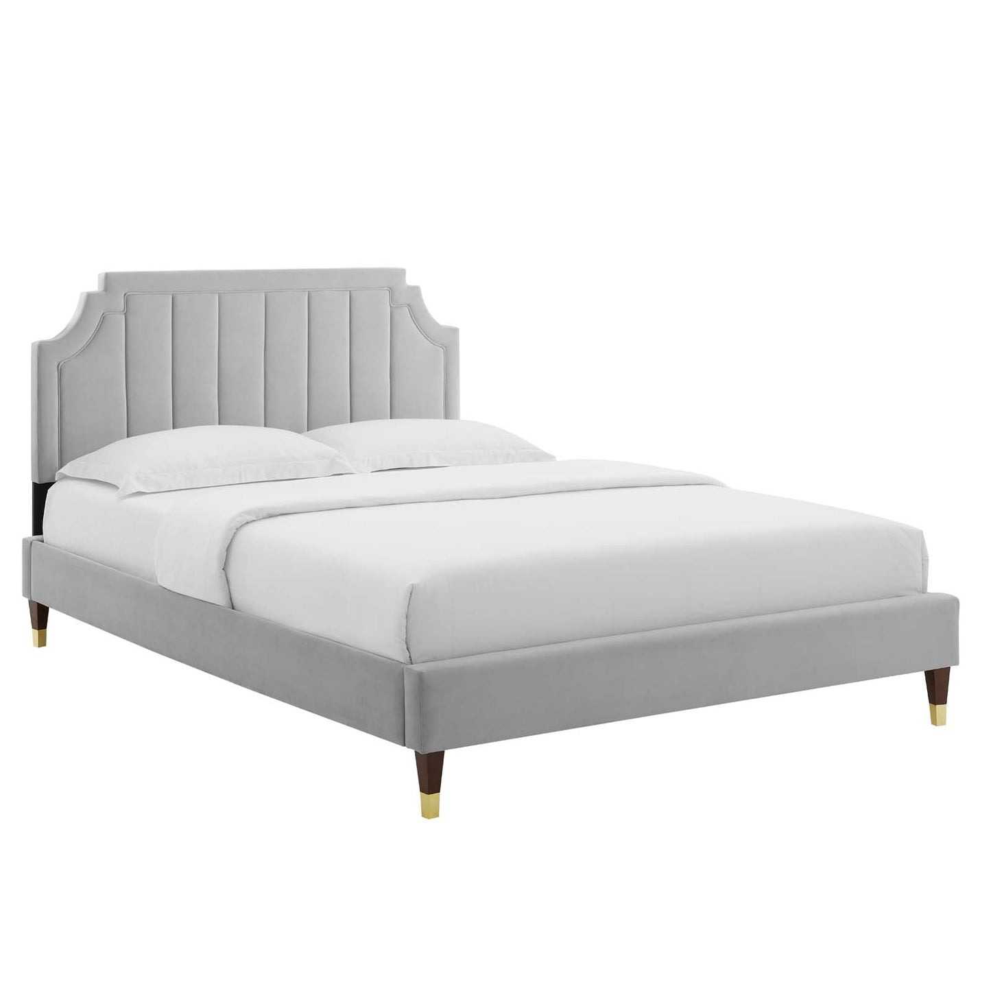 Modway Sienna Performance Velvet Full Platform Bed | Beds | Modishstore-16