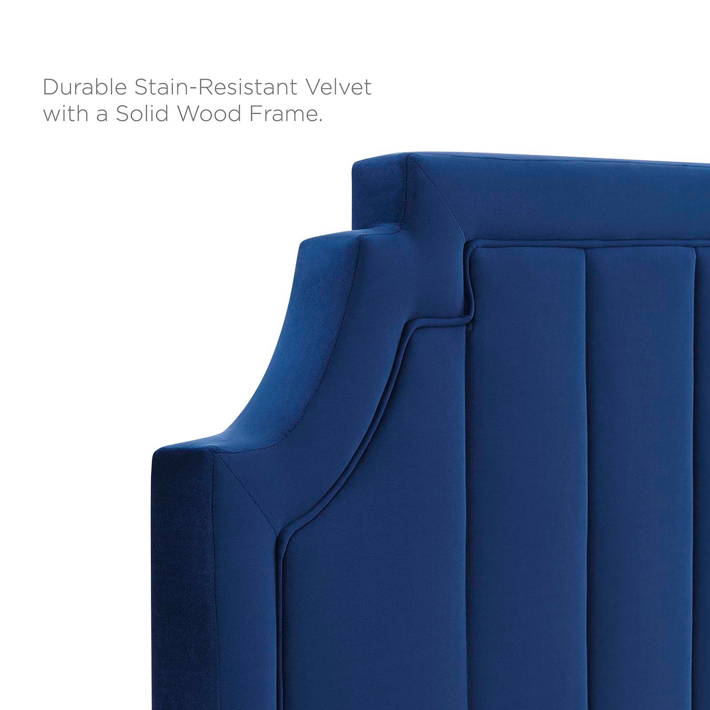 Modway Sienna Performance Velvet Full Platform Bed | Beds | Modishstore-36