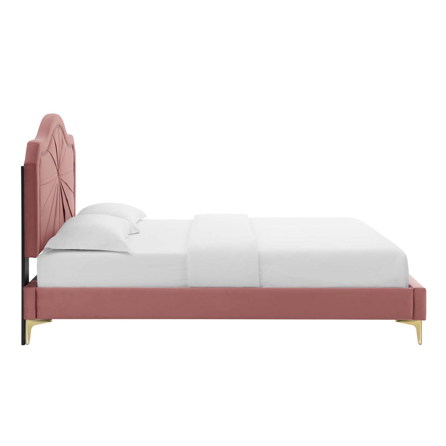 Modway Portia Performance Velvet King Platform Bed - MOD-6915 | Beds | Modishstore - 5