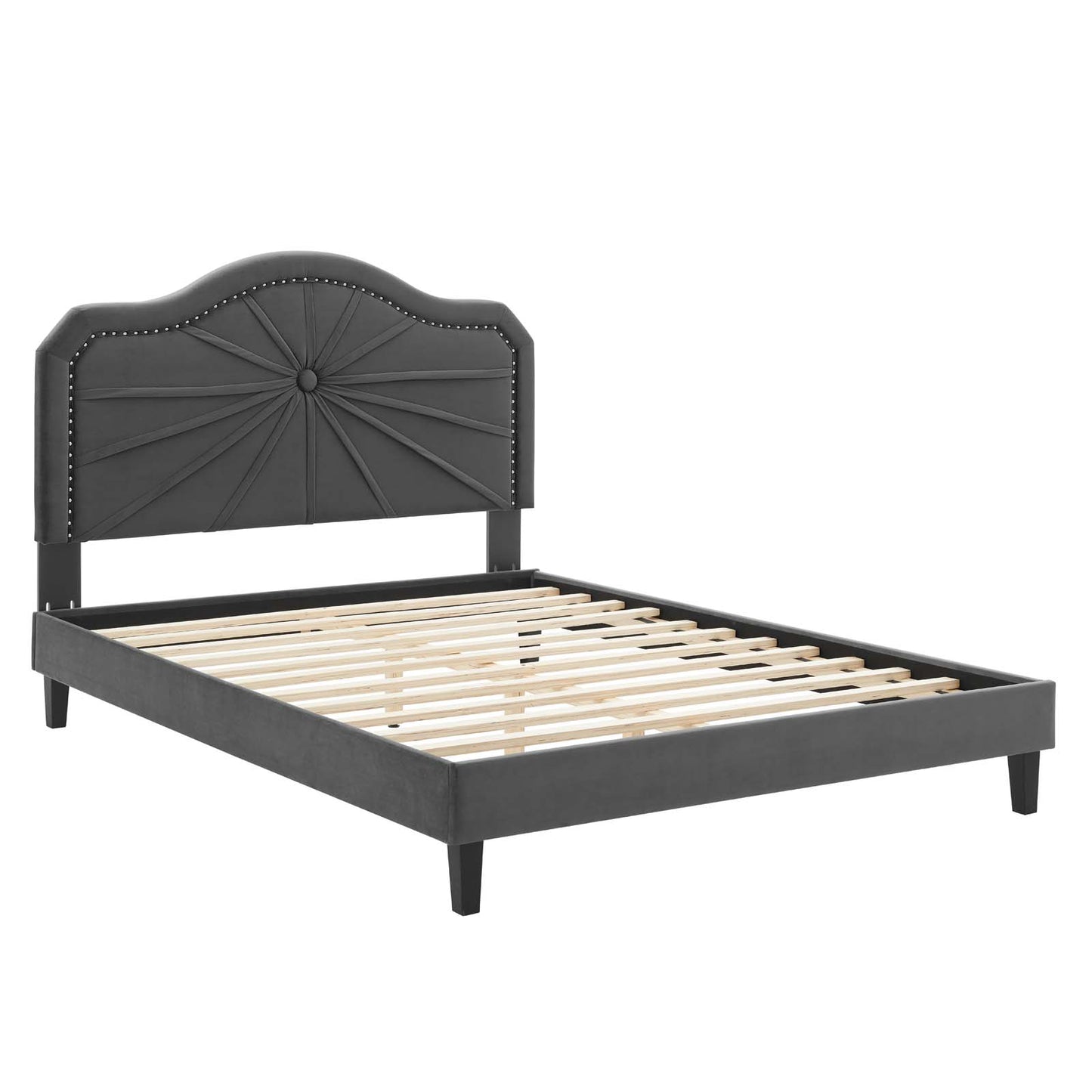 Modway Portia Performance Velvet King Platform Bed - MOD-6917 | Beds | Modishstore - 3