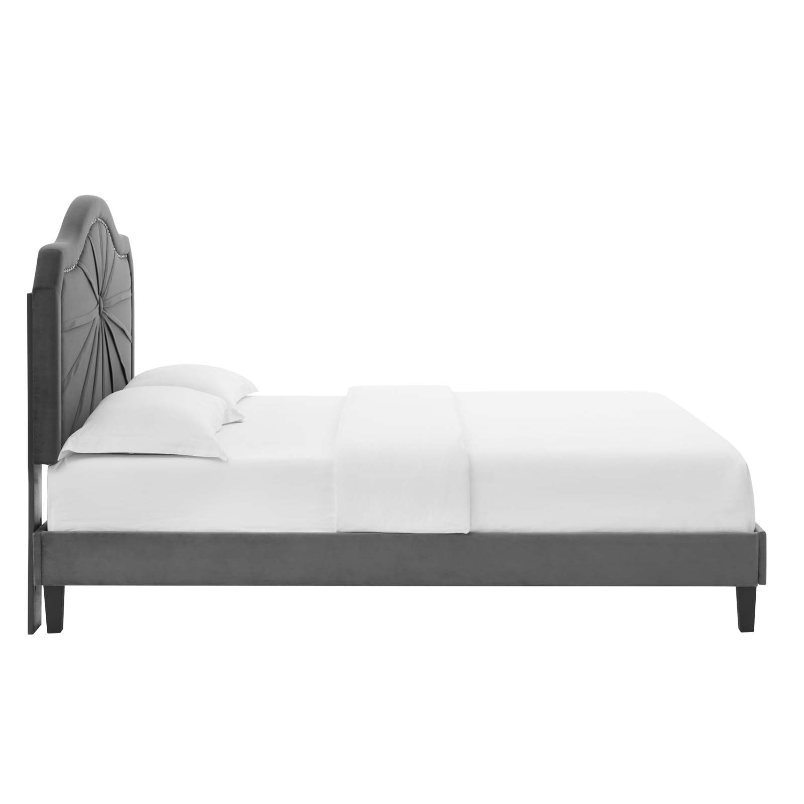 Modway Portia Performance Velvet King Platform Bed - MOD-6917 | Beds | Modishstore - 5
