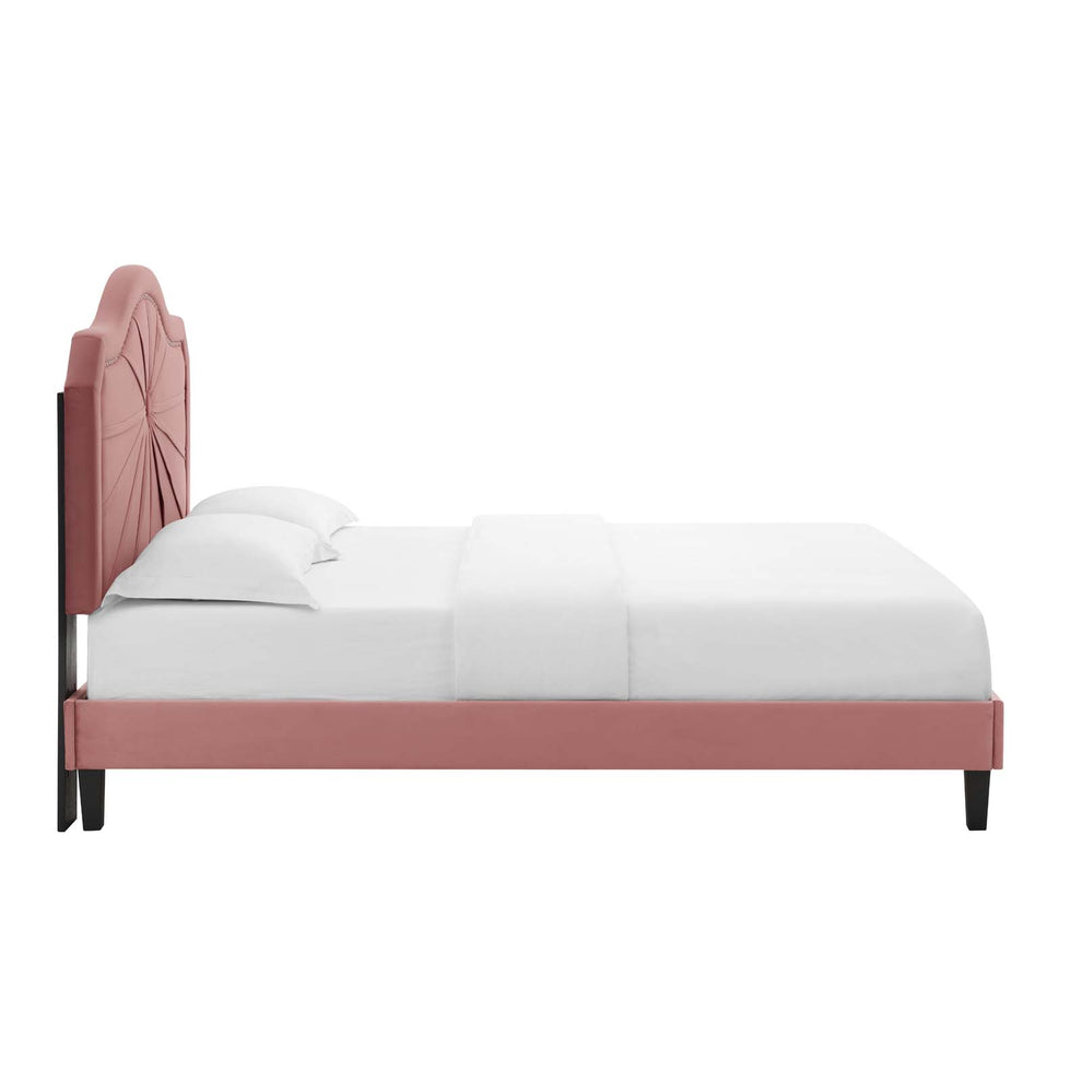 Modway Portia Performance Velvet King Platform Bed - MOD-6917 | Beds | Modishstore - 12