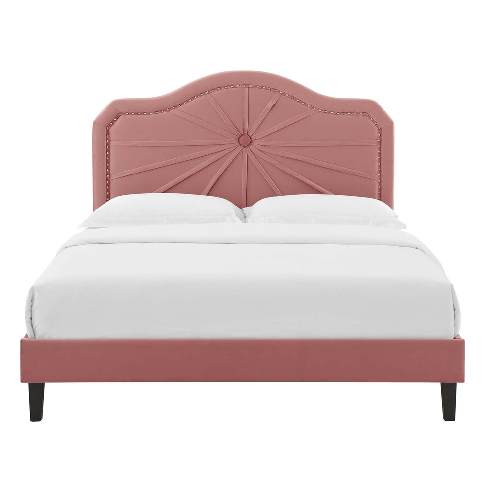 Modway Portia Performance Velvet King Platform Bed - MOD-6917 | Beds | Modishstore - 13